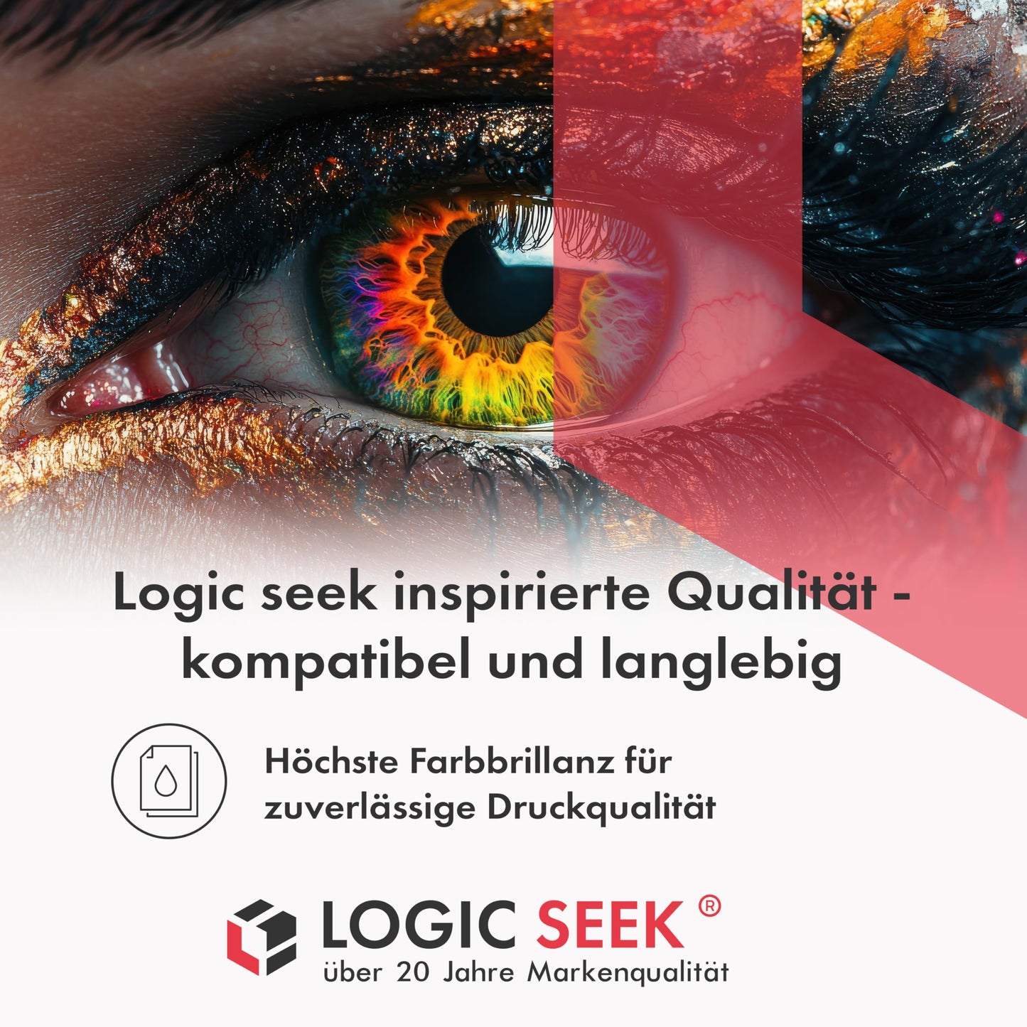 Logic-Seek 2 Toner XL replaces Brother TN2420 TN2410 double pack 2X 3,000 pages for Brother HL-L2350DW HL-L2370DN HL-L2375DW HL-L2310D MFC-L2710DW.