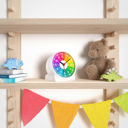 Cander Berlin MNU 1009 R Children's alarm clock Clock Children silent colorful noiseless light Snooze Table clock Lighting Kids room Boys Girls