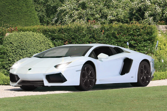 JAMARA Lamborghini Aventador 1:14 2.4GHz - officially licensed, up to 1 hour drive time at 11 km/h, LED lights, perfect replica details, detailed interior, high-quality manufacturing.
