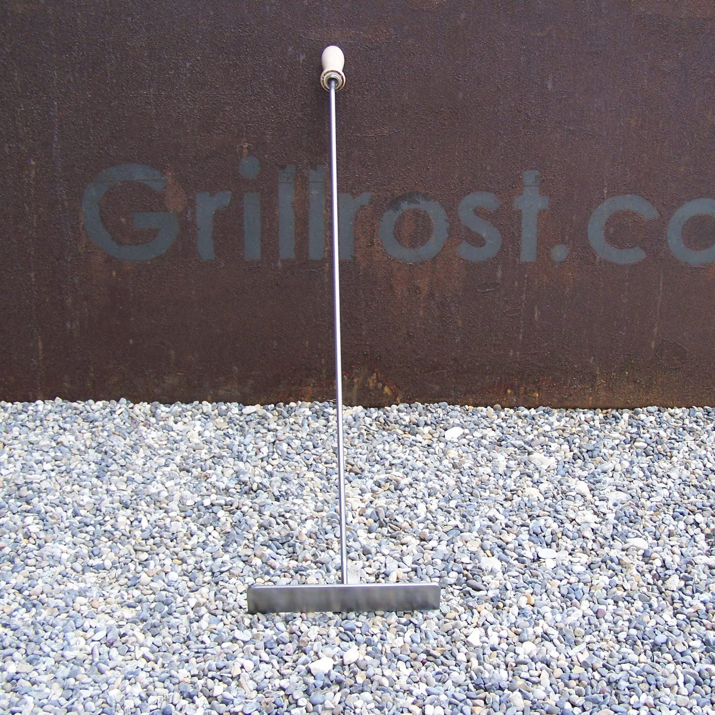 Grillrost.com The Original Stainless Steel Ember Mover Ash Scraper - For Fireplace, Fire Pit, and Tile Stove