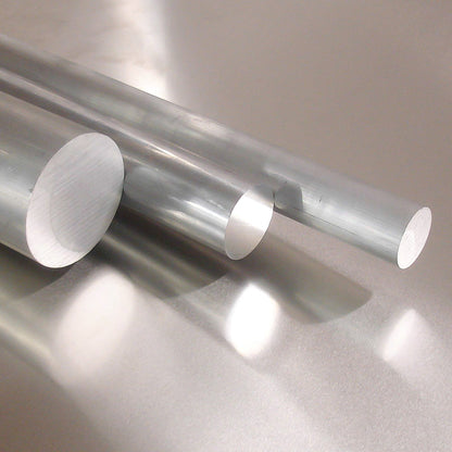 Aluminum round diameter Ø 24mm | Length = 1000mm (100cm) Round rod for turning, milling, drilling, sawing