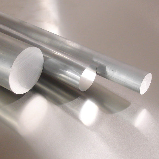 Aluminum round diameter Ø 24mm | Length = 1000mm (100cm) Round rod for turning, milling, drilling, sawing