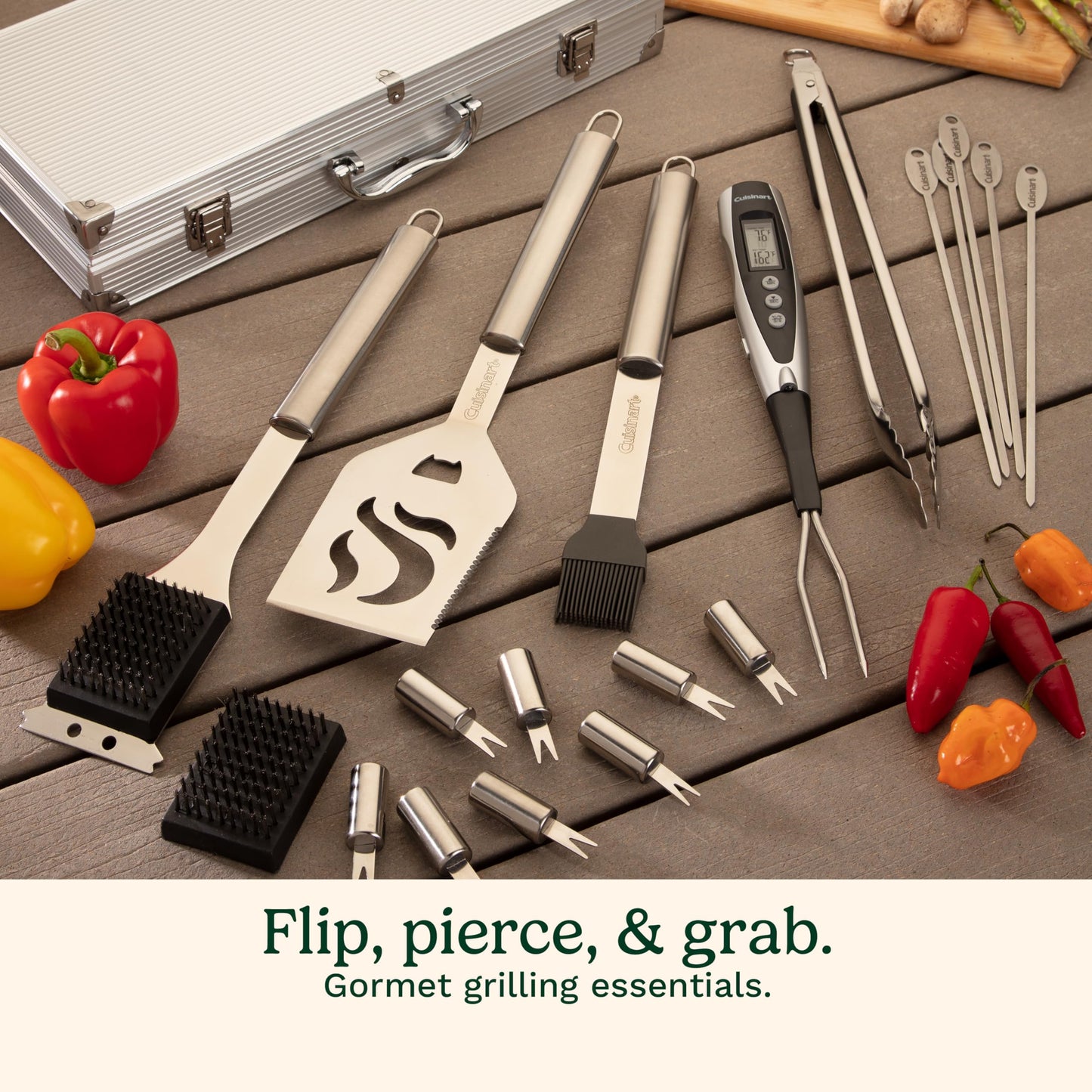 Cuisinart CGS-5020 Stainless Steel Deluxe Grill Set (20 pieces)