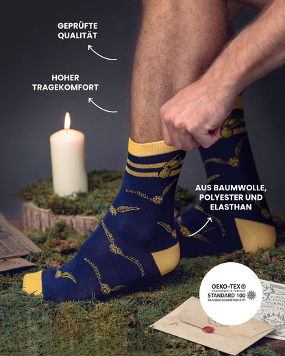 HARRY POTTER ® | Original Advent Calendar | 24 Pairs of Socks for Men | Christmas Calendar with Footies + Long Socks | Size 42-46 | OEKO-TEX ®