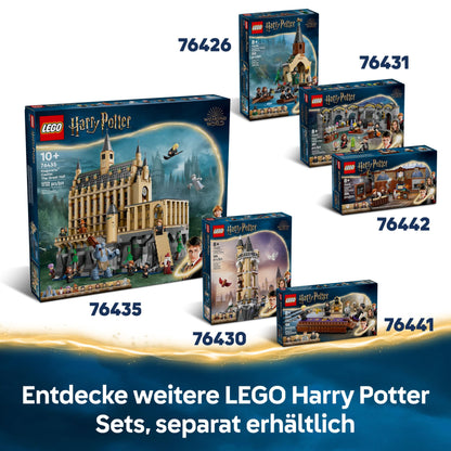 LEGO Harry Potter Hogwarts Castle: Flying Lessons adventure playset with 6 collectible minifigures, including Draco Malfoy & Professor McGonagall. Roleplay set for boys and girls ages 9+ 76447