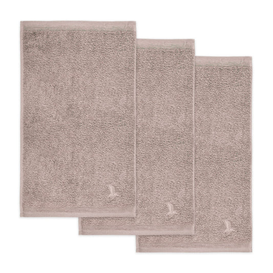 Seagull Super Fluffy Guest Towel 30 x 50 cm made of 100% cotton, cashmere 3-piece set.