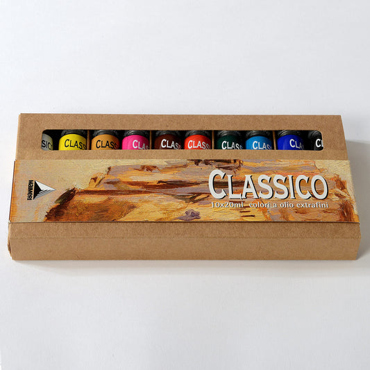MAIMERI Classico, artist oil paint, cardboard box, set, assorted colors, 10pcs - M0398100