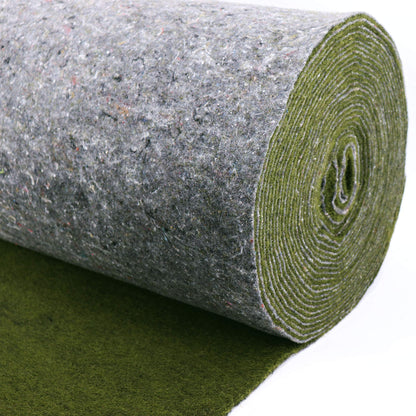 Aquagart shoreline mat for ponds 1.0m wide I pond edge growth mat I slope mat & slope protection I PP protective cover for pond liner I weather-resistant pond edge edging green