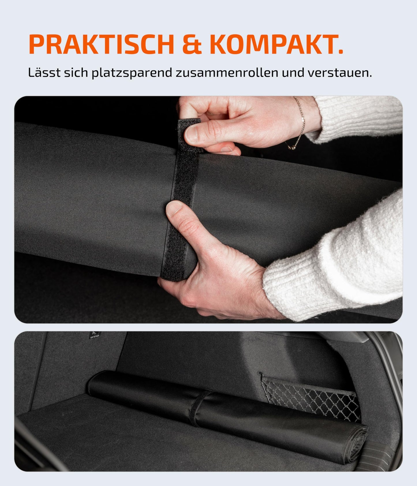 LIONSTRONG® Trunk Protector [PADDED & WATERPROOF] - Universal protection mat suitable from small cars to SUVs - Trunk protection for dogs - Scratch-resistant and slip-resistant.
