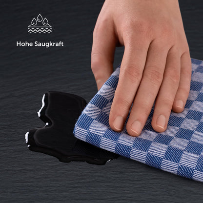 Blumtal Dish Towels Cotton 50x70 cm in a Set of 10 - Oeko-TEX certified Kitchen Towels - extremely absorbent Dish Towels - Kitchen towels washable at 95 °C - Dish Towels Red-White Checkered