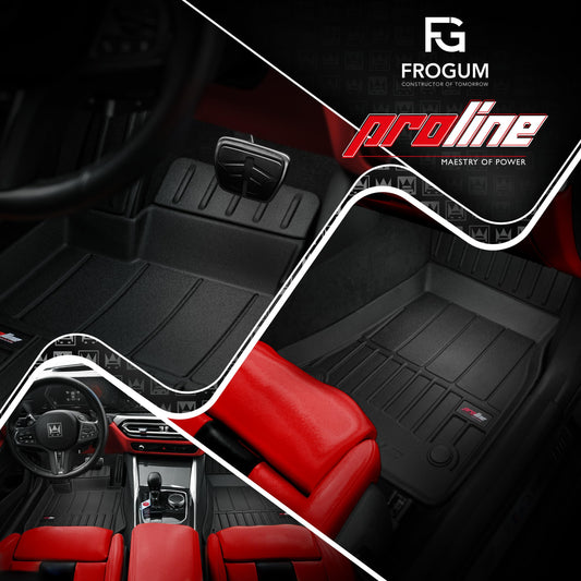 SMK rubber mats car floor mats set suitable for Mercedes-Benz GLB X247 from 2019. Experience a new standard of travel with non-slip car floor mats - multi-year car carpets for all roads.