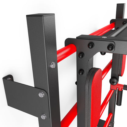 K-Sport: Training set - wall bars + dip station, pull-up bar & weight bench I power station with pull-up bar, dip bar & weight bench, incl. E-book