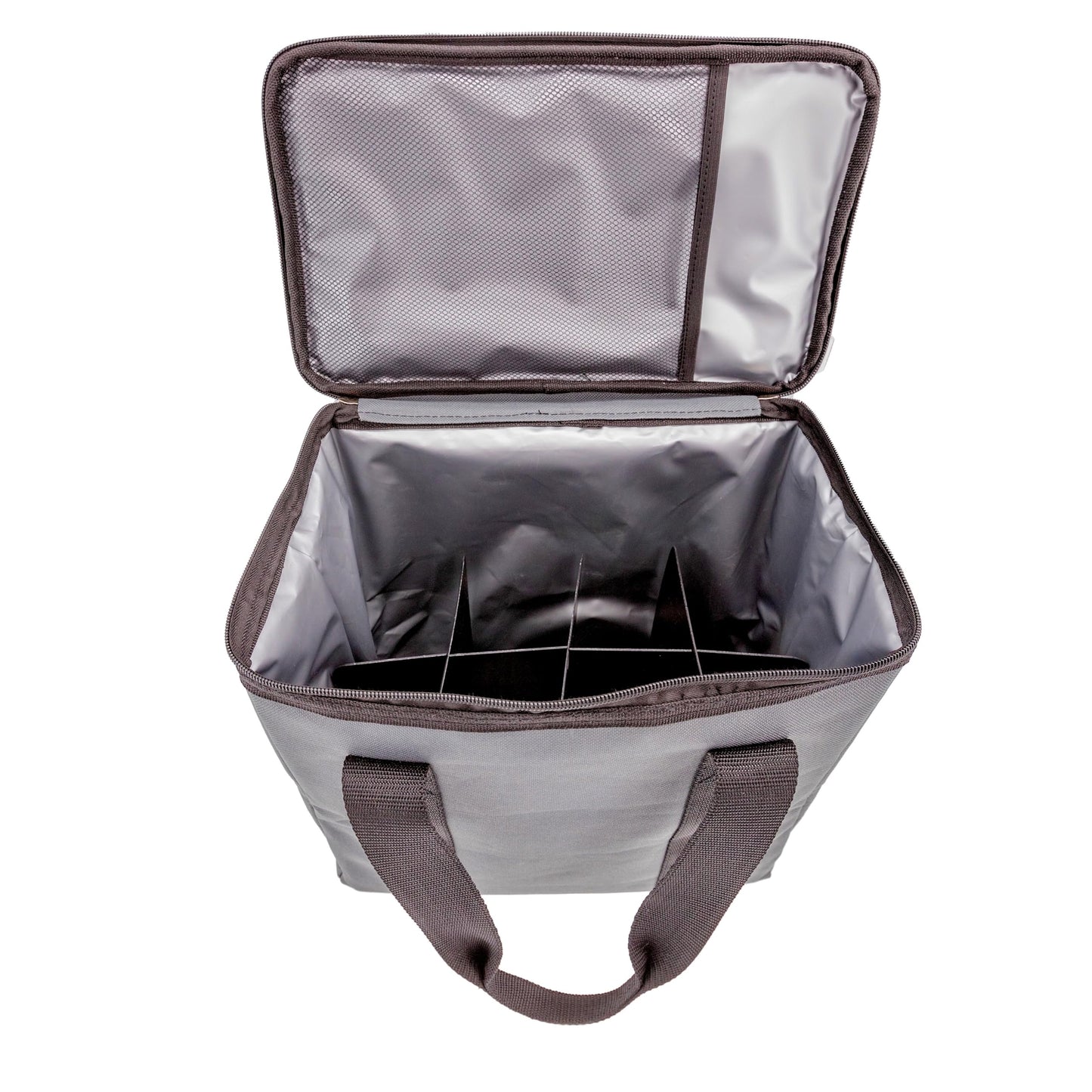 Beer cooler bag - with divider for beer bottles - man purse - beer buddy