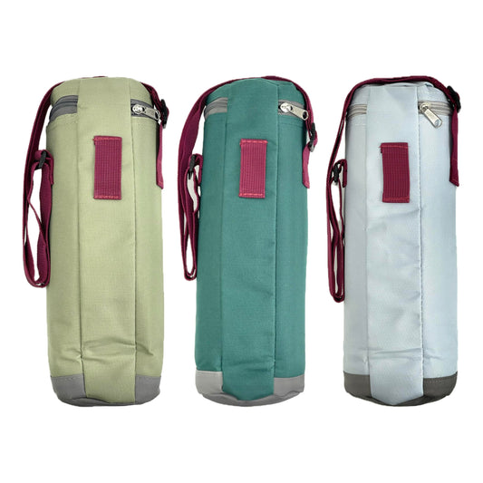 Cooler bag for bottles, fits bottles up to 1.5 L, 12x32 cm, cooler box, cooling bag with adjustable shoulder strap. Small cooler bag for drinks, perfect for outdoor, travel, comes in a set of 3.