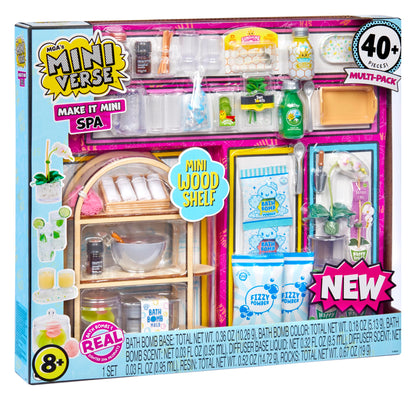 MGA's Miniverse Make It Mini Spa Multipack - Mini collector's items, DIY, Real spa products that actually work, for collectors & kids 8+, Not edible.