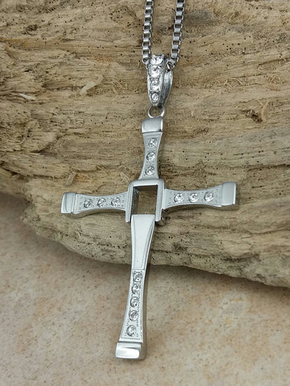 SAGA GIOIELLI® necklace Fast and Furious stainless steel incl. gift box
