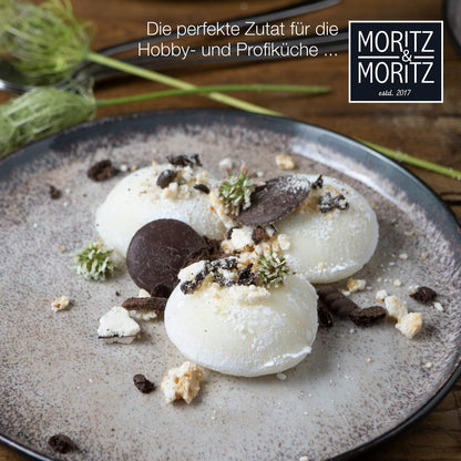 Moritz & Moritz LIFE 6-Piece Dessert Plate Set Beige - Stylish Porcelain Breakfast Plates, Cake Plates for 6 People - Dishwasher and Microwave Safe