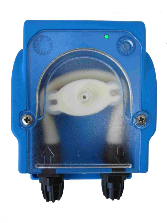 Metering pump, hose pump PVG 230V adjustable 0.9-4 l/h with operating display and empty message.