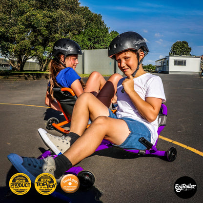 EzyRoller Classic X children's vehicle for kids aged 4 to 14 years old. Three-wheel trike scooter, fun ride for kids.
