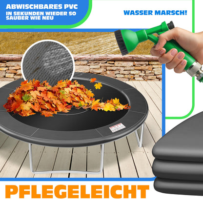 KESSER® - Trampoline Edge Cover Ø 244 cm, 30cm wide 100% UV resistant tear-resistant spring cover including beach ball, anthracite