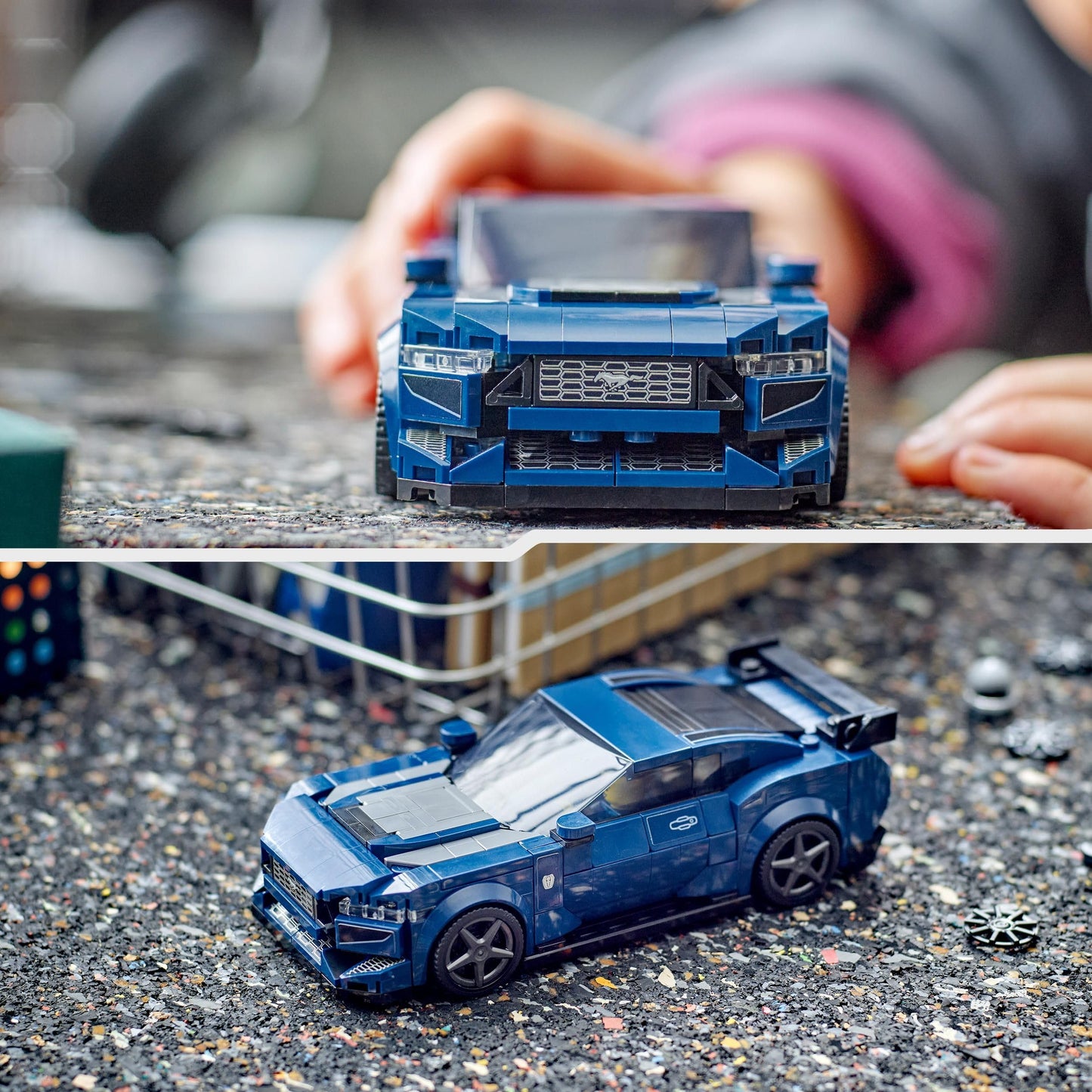 LEGO Speed Champions Ford Mustang Dark Horse sports car, car toy with minifigure for building, playing, and displaying for kids, gift for boys, girls, and car enthusiasts ages 9+ 76920.