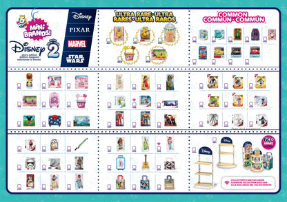 5 SURPRISE Mini Brands Disney Store Series 2 Surprise Capsule (4 Pack)