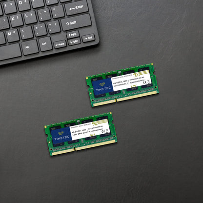 Timetec 16GB KIT (2x8GB) DDR3L/DDR3 1600 MHz PC3L-12800 / PC3-12800 Non-ECC Unbuffered 1.35V/1.5V CL11 2Rx8 Dual Rank 204 Pin SODIMM Laptop Notebook PC Computer Memory RAM Module Upgrade