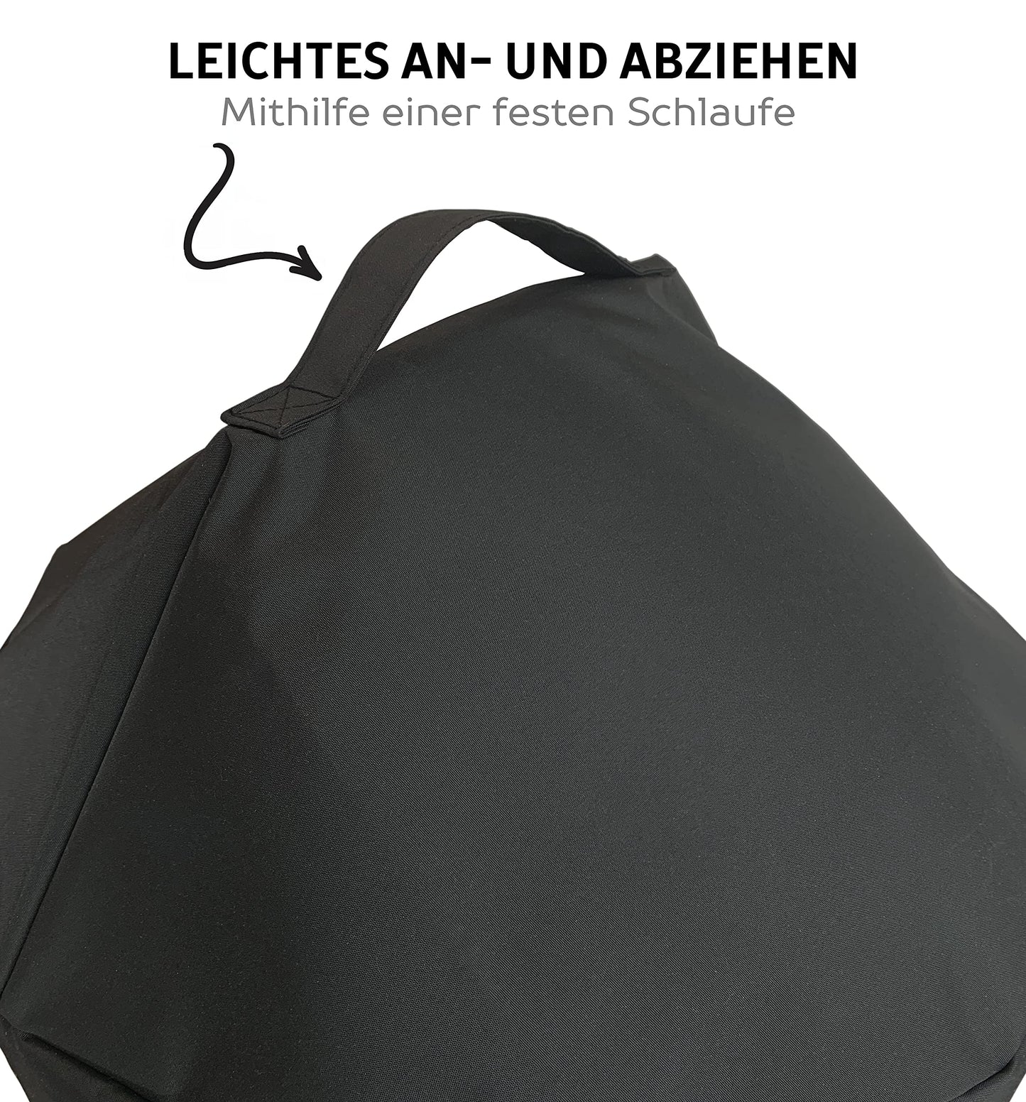 AMZBBQ Premium Grill Cover, waterproof cover for your kettle grill, 100% weatherproof and UV-resistant grill tarp, high-quality polyester cover with PU coating - 47cm.