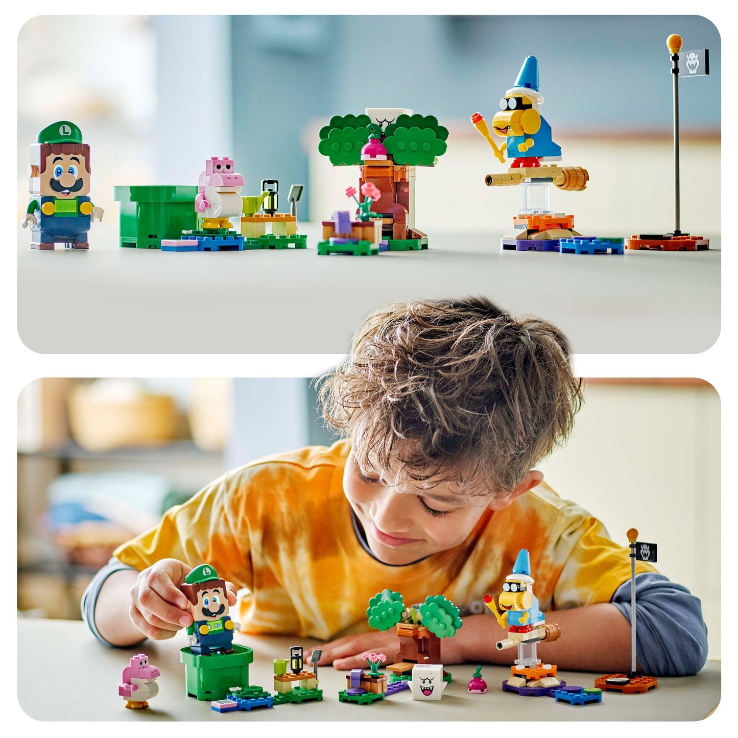 LEGO Super Mario adventure with interactive Luigi, Nintendo gift for boys, girls, and gamers aged 6+, adventure playset for kids with pink Baby Yoshi 71440.