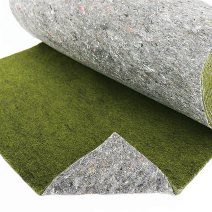 Aquagart shoreline mat for ponds 1.0m wide I pond edge growth mat I slope mat & slope protection I PP protective cover for pond liner I weather-resistant pond edge edging green