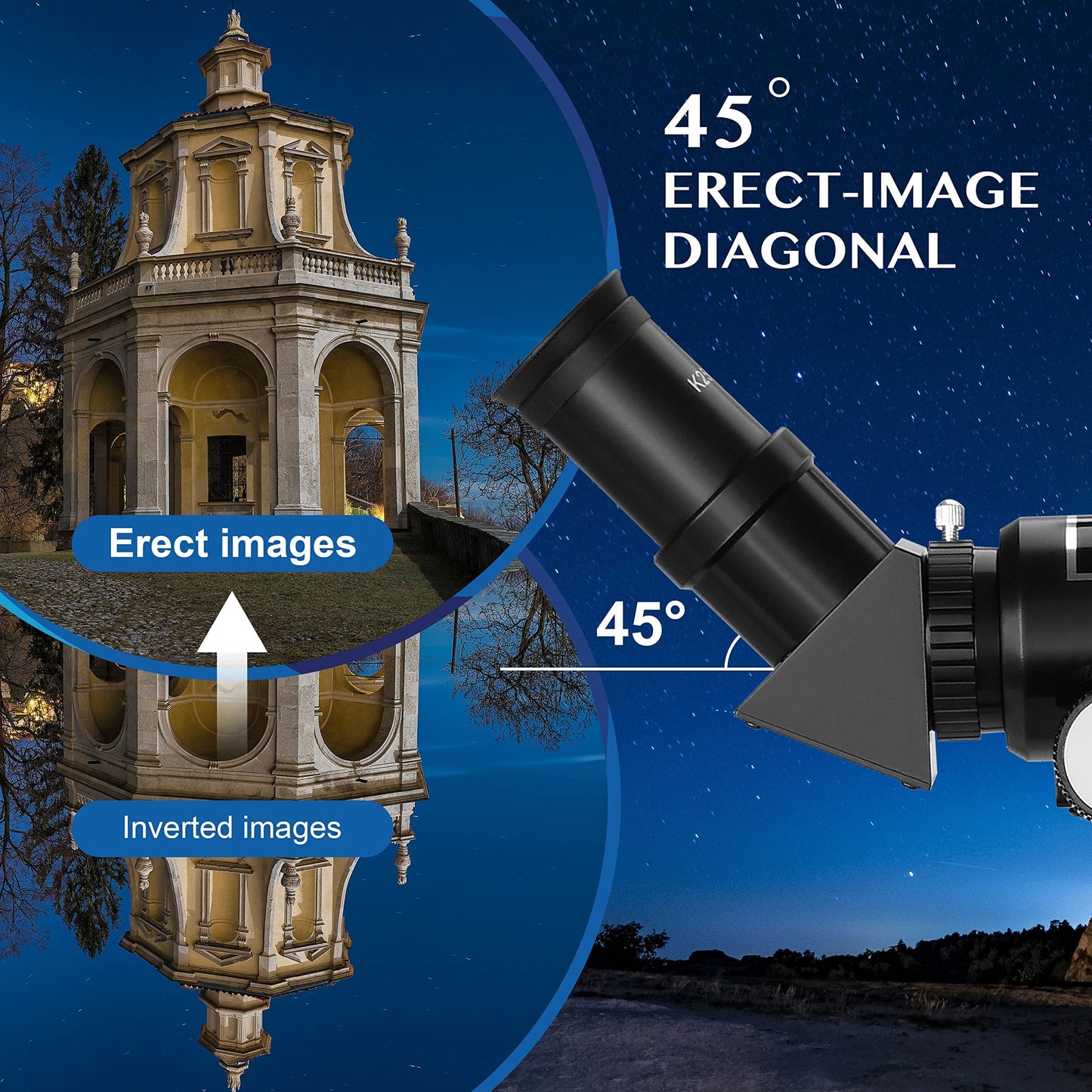 Aomekie Telescope Astronomy 70/400 Telescope for Kids Beginners Amateur Astronomers with Aluminum Tripod Smartphone Adapter and Moon Filter (40070)