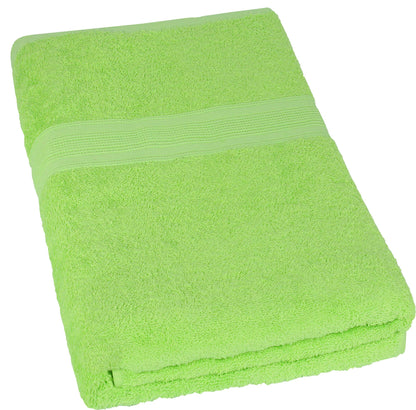 NatureMark Sauna Towel/Bath Towel - Premium Quality 80x200cm - Sauna towel 100% cotton - Color: Apple Green