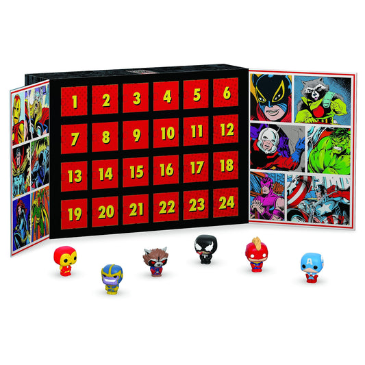 Funko Advent Calendar: Marvel 24pc - Iron Man - (Pocket Pop!) - Marvel Comics - 24 Days of Surprise - Vinyl Mini-Figure for Collecting - Mystery Box - Gift Idea - Christmas Holiday