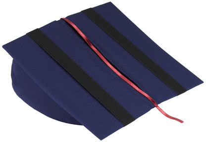 Small & More bookend Readinglotte blue Reading pillow for comfortable reading, cotton, L 21cm, W 25cm, Ø 20cm