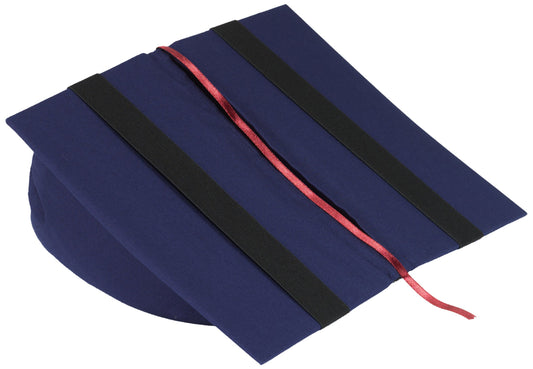 Small & More bookend Readinglotte blue Reading pillow for comfortable reading, cotton, L 21cm, W 25cm, Ø 20cm