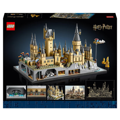 LEGO Harry Potter Hogwarts Castle with grounds - Collectible set for adults including main tower & astronomy tower, Chamber of Secrets & architect Minifigure - 76419