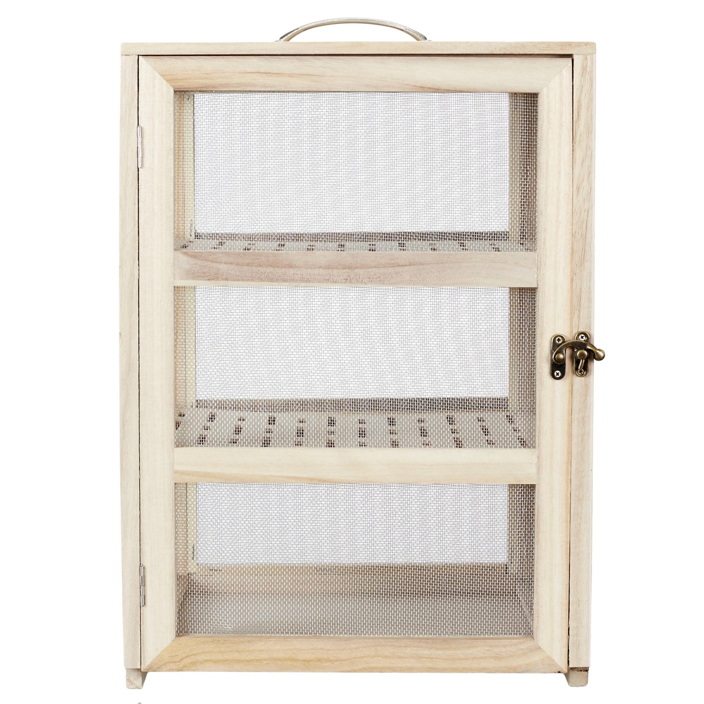 COOK CONCEPT KA4717 pantry cabinet for storage, miscellaneous accessories, made of paulownia wood, wood-steel, 28.2 x 24 x 39 cm