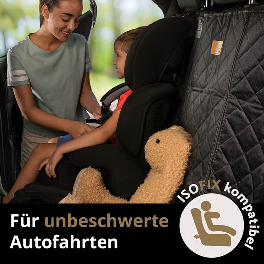 AMZPET ISOFIX Dog Car Seat Cover - Waterproof, Scratch-resistant, Non-slip, Washable (133 x 56 cm)