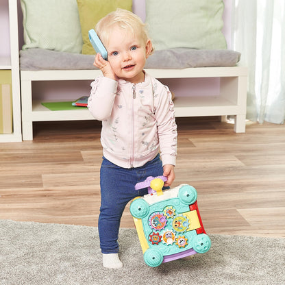 Vtech Baby Playtime Discovery Cube - Interactive play cube with music, shapes, and movable elements - For children aged 12-36 months.