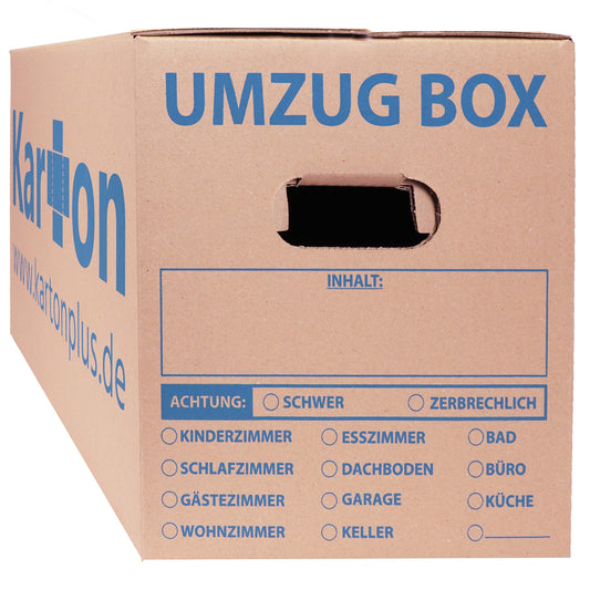 25 moving boxes 620 x 300 x 330 mm double bottom removal box moving box folder box