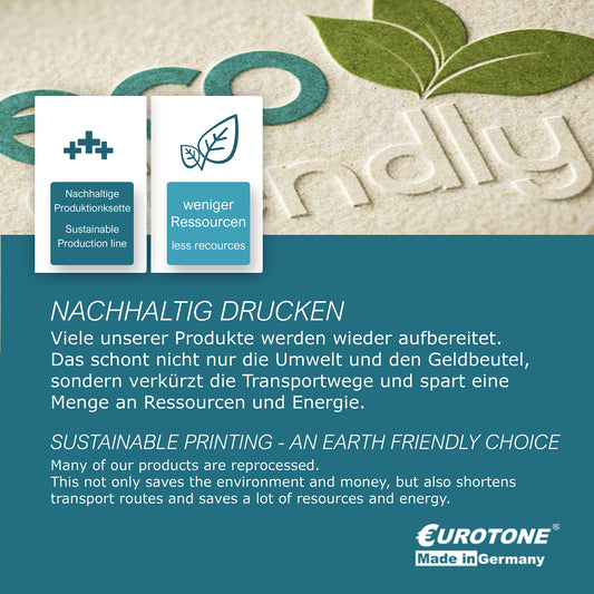 Eurotone 4X Premium Toner compatible for Brother DCP: 9020 CDW, TN 241/245 Toner Cartridge Set