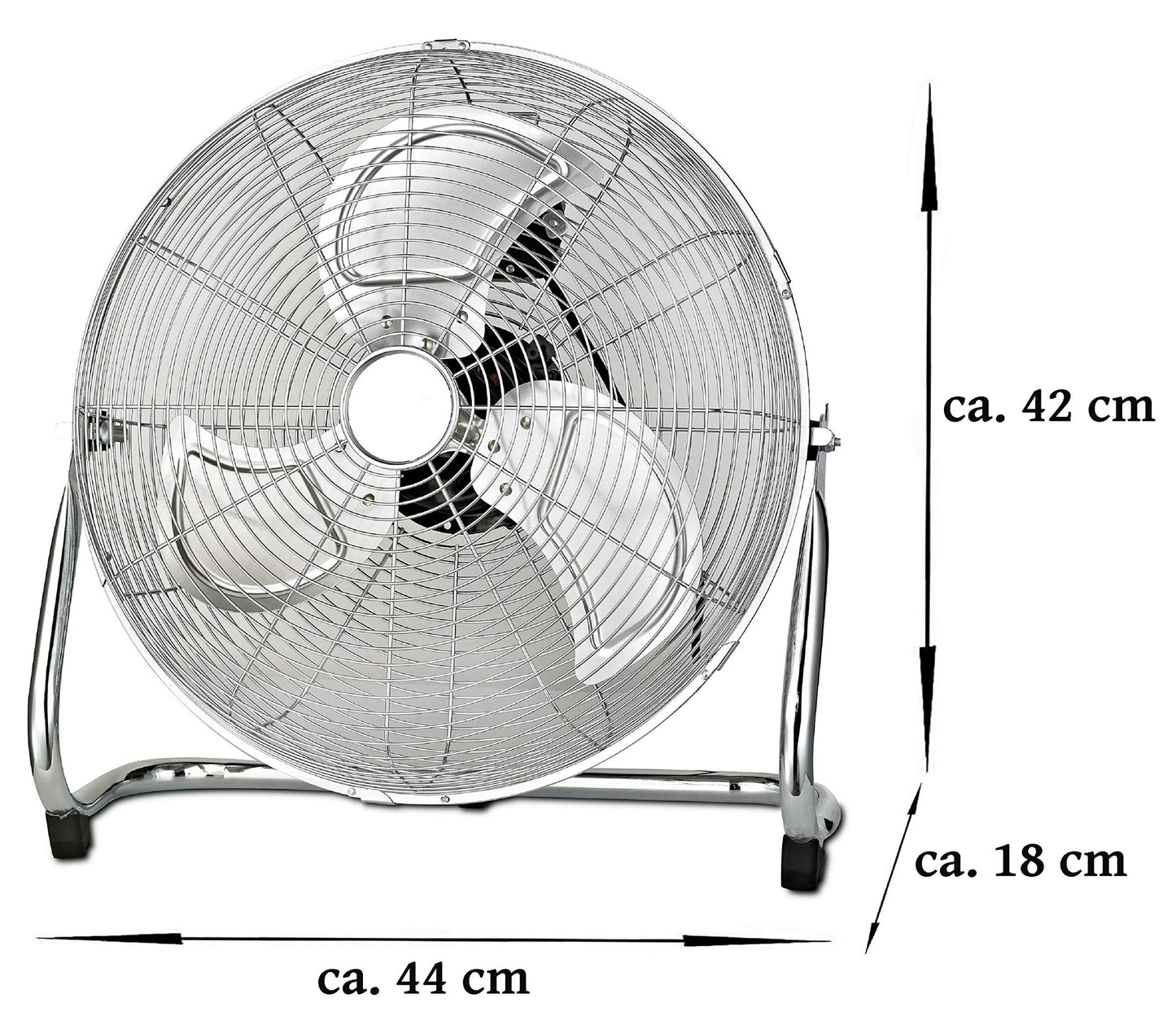 Echo's floor fan | Ø35 cm | 3 speed levels | Power wind machine | Air cooler | Stand fan | Room cooler |