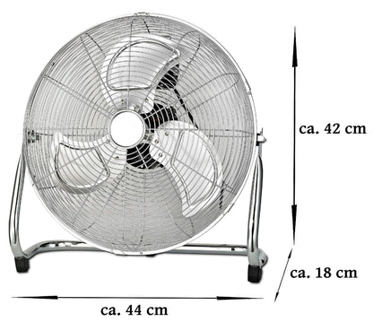 Echo's floor fan | Ø35 cm | 3 speed levels | Power wind machine | Air cooler | Stand fan | Room cooler |