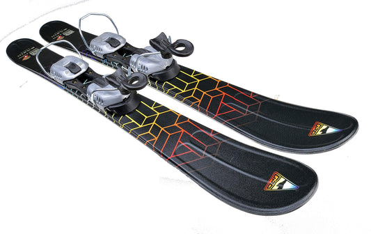 GPO Snowblade Hot Stamp | Short ski incl. GC-201 binding | 99 cm length | Big-Foot ski for men and women