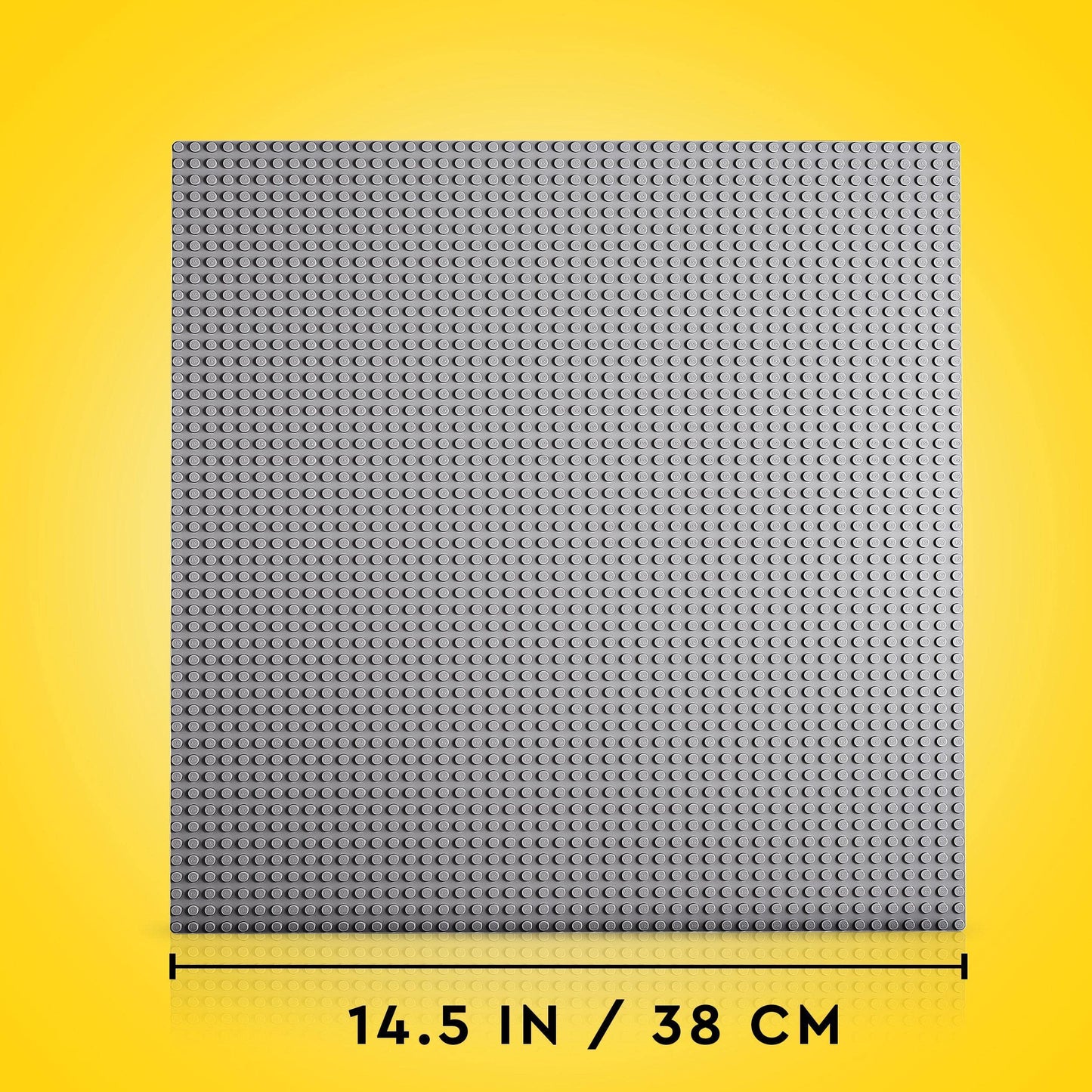 LEGO 11024 Classic Gray Baseplate, square baseplate with 48x48 studs & 11023 Classic Green Baseplate, square baseplate with 32x32 studs as a base for constructions.