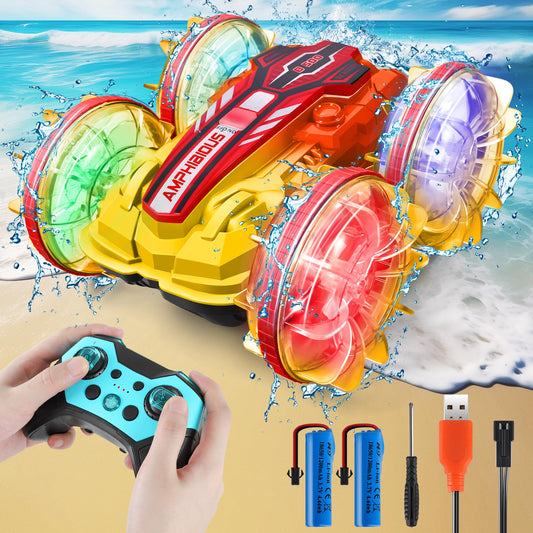 GLEEHAPY Remote Control Car for 4 5 6 7 8 9 10 year olds, Amphibious Remote Controlled RC Car Outdoor Toy for Kids, Boys Girls 3-12 years old, Christmas Birthday Gifts