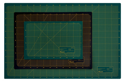 Victor cutting mat green black 90x120cm 3-layer cutting mat A0 self-healing - crafting mat - cutting mat - cutting mat - desk mat - desk mat sewing