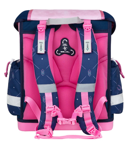 Belmil Classy school bag set 4 pieces (403-13/AG/S) (Amazing Horses)