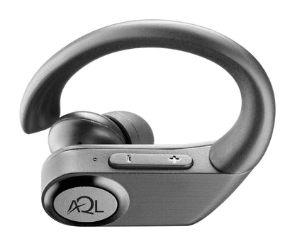 AQL Sport Boost Charge | Bluetooth headphones | Bluetooth sports headphones - wireless stereo - waterproof - charging case for 5 charges - Black