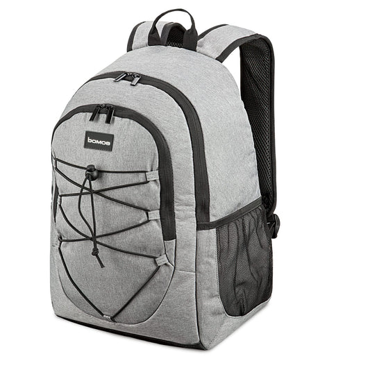 bomoe Cooler Backpack 25L - Outdoor backpack with 16h cooling function - Beach backpack with plenty of pockets to store items - Insulated cooler backpack - Grey cooler backpack - IceBreezer KR45